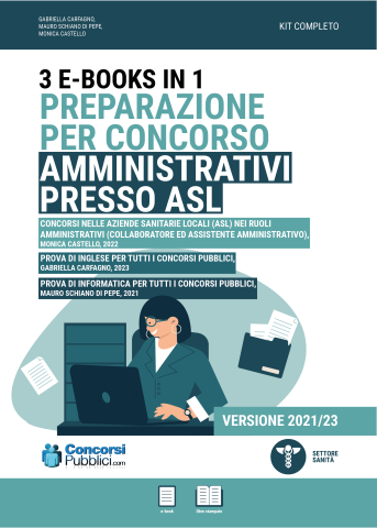 Aziende Sanitarie Locali (ASL) Amministrativi, kit 3 ebooks